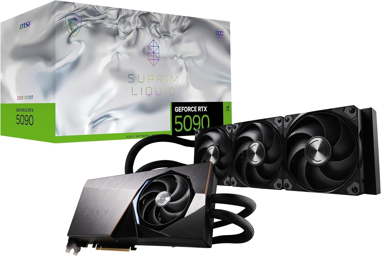 MSI GeForce RTX 5090 SUPRIM LIQUID SOC 32GB